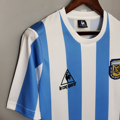 Argentina Vintage 1986 World Cup Home Shirt