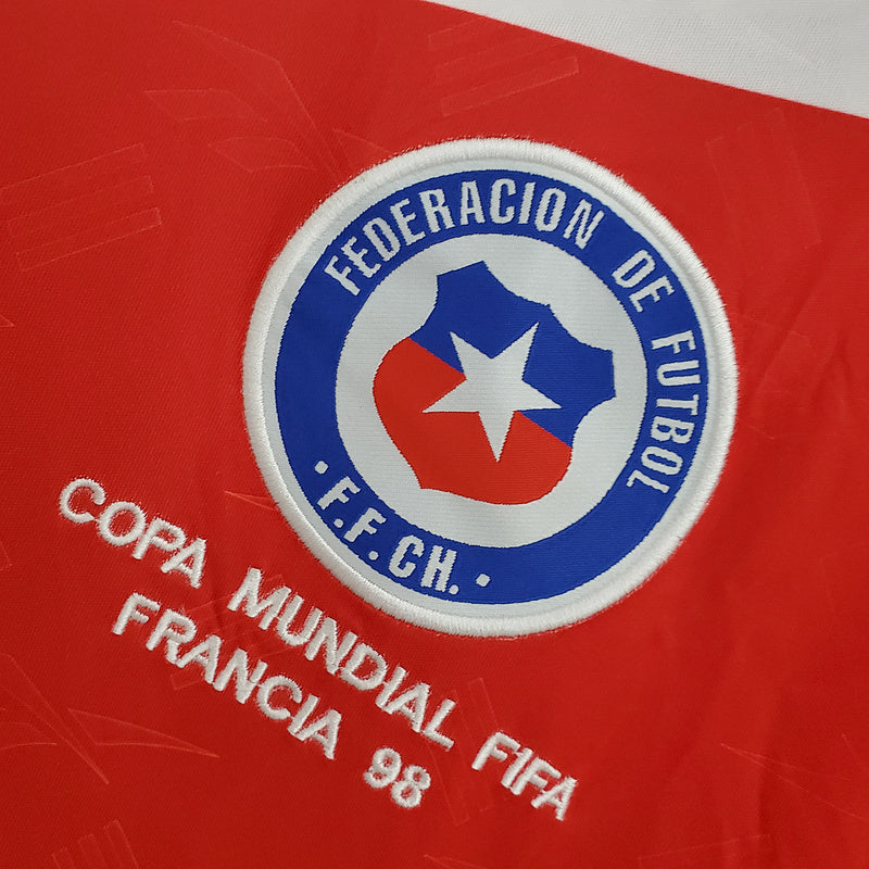 Chile Vintage 1998 World Cup Home Shirt