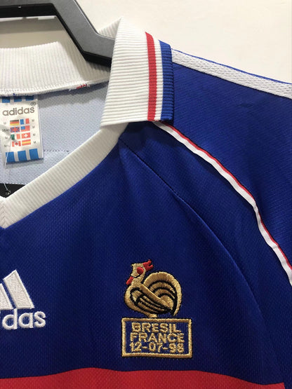 France Home 1998 World Cup Winning Shirt