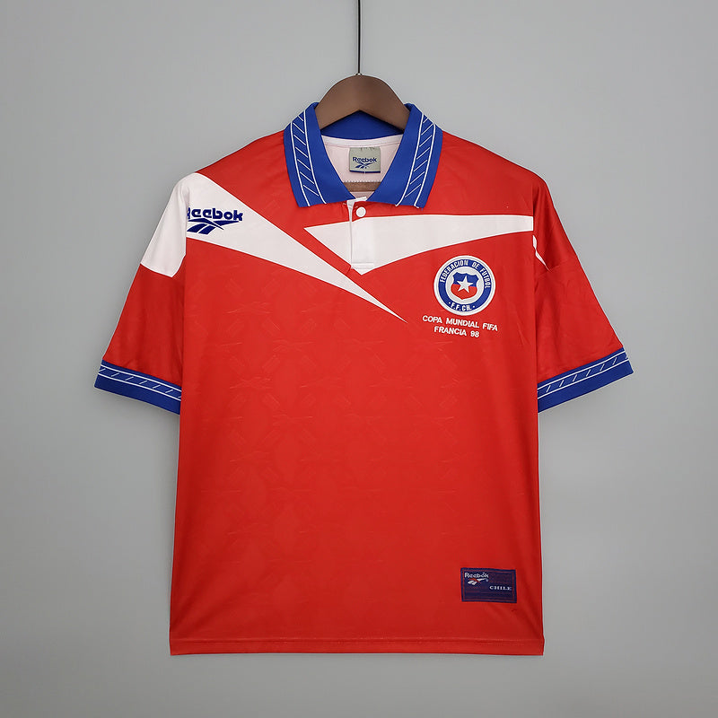 Chile Vintage 1998 World Cup Home Shirt