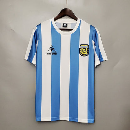 Argentina Vintage 1986 World Cup Home Shirt